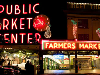 Neon Signs in a public market